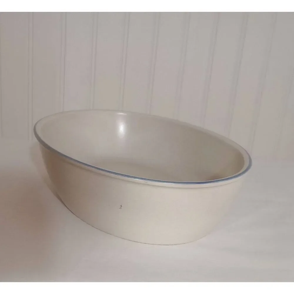 Pfaltzgraff large shallow oval stoneware serving dish
